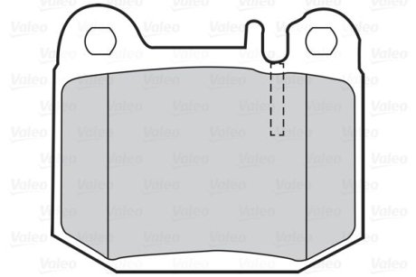 Гальмівні колодки дискові MERCEDES M-Class "2,7-5,5 "R "98-05 Valeo 302053