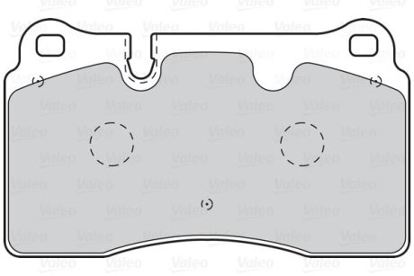 Гальмівні колодки дискові VAG A3/TT/Leon/Touareg "2,0-4,2 "F "02>> Valeo 302097