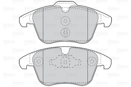 Тормозные колодки дисковые CITROEN/PEUGEOT C5/407/508 "1,6-2,0 "F "09>> Valeo 302124