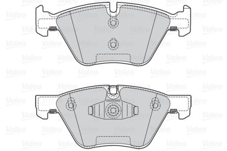 Гальмівні колодки дискові BMW 1/3 "1,6-3,0 "F "03-13 Valeo 302132