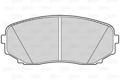 Гальмівні колодки дискові MAZDA CX-7/CX-9 "2,2-3,7 "F "07>> Valeo 302149