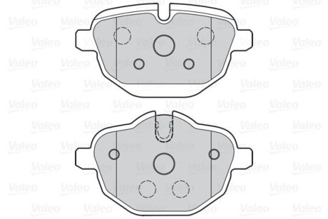 Гальмівні колодки дискові BMW 5/7/i8/X3/X4/Z4 "1,5-3,0 "R "08>> Valeo 302159 (фото 1)