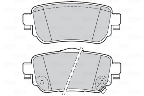 Тормозные колодки дисковые NISSAN/RENAULT X-Trail(T32)/Kadjar "1,2-1,6 "R "14>> Valeo 302165