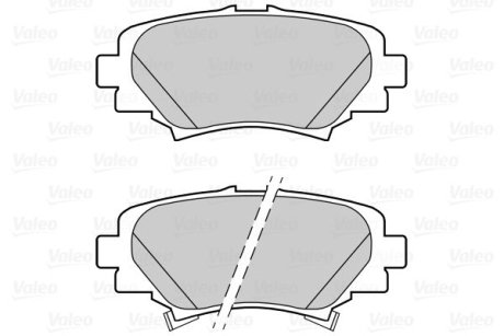 Тормозные колодки дисковые MAZDA 3 "1,5-2,2 "R "13>> Valeo 302288