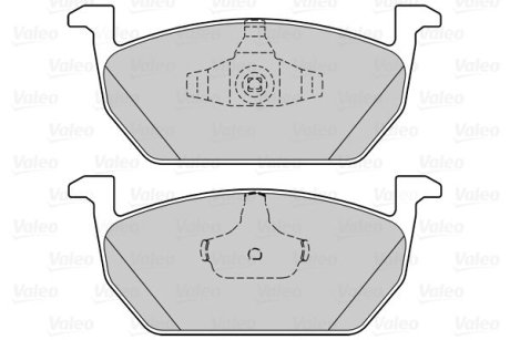 Тормозные колодки дисковые VAG A1/Leon/Polo/Ibiza/Arona "1,0-2,0 "F "13>> Valeo 302317