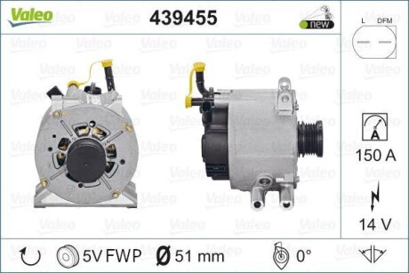 Генератор Valeo 439455