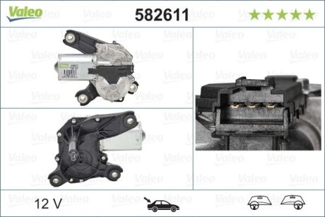 Мотор склоочисника Valeo 582611