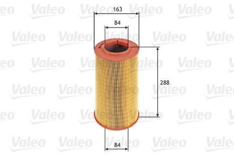 Фільтр повітряний CITROEN/FIAT/PEUGEOT Jumper/Ducato/Boxer "1,9-3,0 "94>> Valeo ="585614"