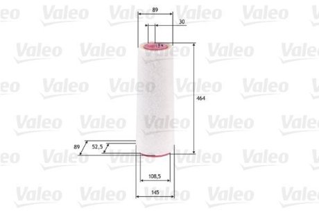 Фильтр воздушный Valeo 585625