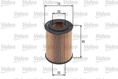 Фільтр масляний CHEVROLET/OPEL Cruze/Astra "1,7 "03>> Valeo ="586568"