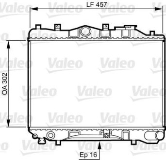 Радіатор Valeo 730436