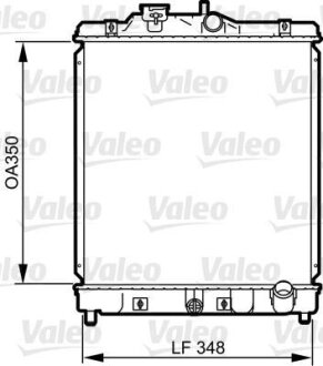 Радіатор двигуна Valeo 734117