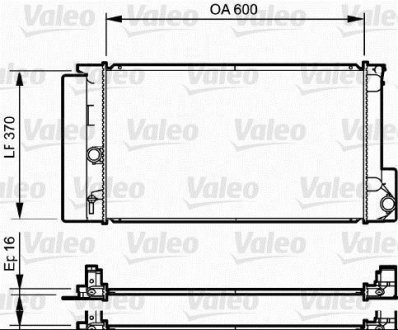 Радиатор охлаждения Valeo 735250 (фото 1)