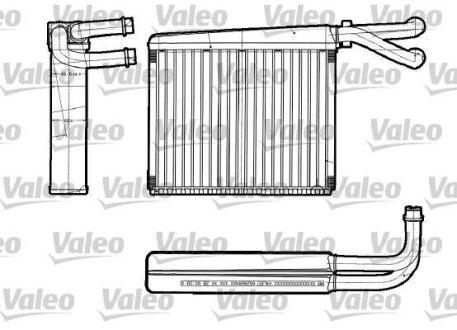 Радіатор пічки Valeo 812251