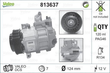 Компресор кондиціонера Valeo 813637
