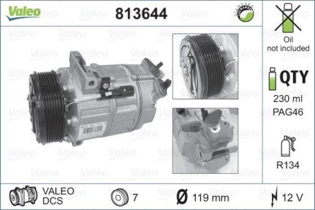 Компресор кондиціонера Valeo 813644