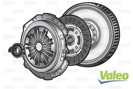 К-кт зчеплення з жорстким маховиком і вижим.підш. Valeo 835038