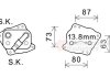 Радіатор оливи Van Wezel 06003412 (фото 2)
