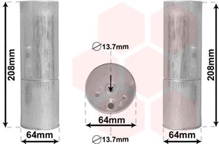 Осушувач кондиціонера Van Wezel 3000D053 (фото 1)
