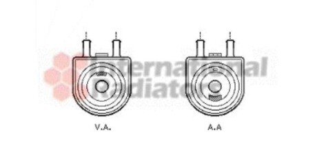 Радіатор оливи Van Wezel 40003285