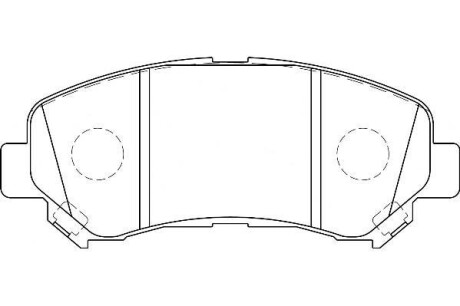 Тормозные колодки дисковые WAGNER WBP24632A (фото 1)