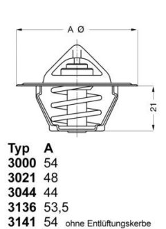 A_Термостат Ford Jeep Opel WAHLER 302192D50