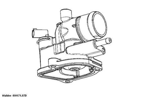 Термостат MERCEDES Sprinter/Vito CDI \'\'00-06 WAHLER 41017187D