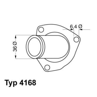 A_Термостат Opel Astra F WAHLER 416892D (фото 1)