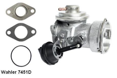 Клапан EGR VW Caddy III 1.9TDI WAHLER ="7451D"