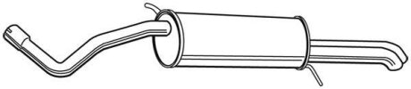 Задній. глушник,випускна сист. WALKER 23345