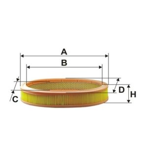 Фільтр повітряний WIX FILTERS WA6005