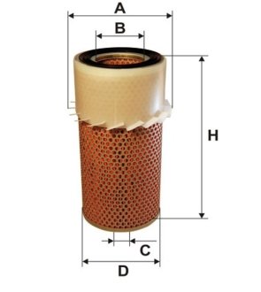 Повітряний фільтр WIX FILTERS WA6104