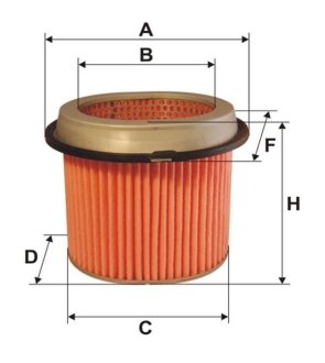 Повітряний фільтр WIX FILTERS WA6108