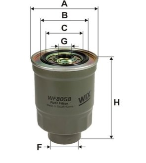 Паливний фільтр WIX FILTERS WF8058