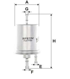Фильтр топливный WIX FILTERS WF8324