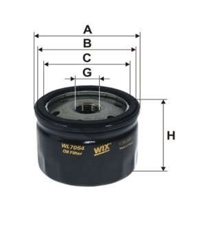 Фільтр оливний WIX FILTERS WL7064