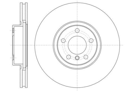 Гальмівний диск перед. BMW X5 (E70/F15/F85) / X6 (E71-72/F16/F86) 07- (348x30) WOKING D61335.10