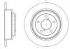 Диск гальмівний задній (кратно 2) (Remsa) Subaru Forester 02>08 Impreza 00>08 (D6398.00) WOKING D639800 (фото 1)