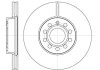Диск гальмівний передній (кратно 2) (Remsa) Skoda Octavia II III, Superb I II (D6648.10) WOKING D664810 (фото 1)