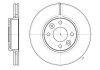Диск тормозной передний (кратно 2) (Remsa) Renault Logan MCV Largus / Clio III / Micra 03> / Note 06> / Tiida 07> (D6683.10) WOKING D668310 (фото 1)