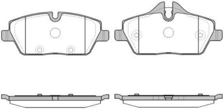 Колодки гальмівний диск. перед. (Remsa) BMW i3 13> (P10313.30) WOKING P1031330