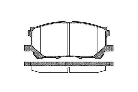 Колодки гальмівний диск. перед. (Remsa) Lexus RX300-330-350 03>08, 08>15 (P11393.00) WOKING P1139300