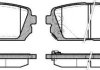 Колодки тормозные диск. задн. (Remsa) Hyundai ix35, Kia Carens III (P12033.02) WOKING P1203302 (фото 1)