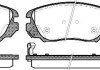 Колодки гальмівний диск. перед. (Remsa) Chevrolet Camaro 3.6 09-15,Chevrolet Malibu 2.0 12- (P12853.02) WOKING P1285302 (фото 1)