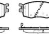 Колодки тормозные диск. перед. (Remsa) Hyundai Accent Rio 05>10 / i20 08>15 (P13083.02) WOKING P1308302 (фото 1)