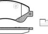 Колодки гальмівний диск. перед. (Remsa) Ford Tourneo connect 1.8 02-13,Ford Transit 2.2 06-14 (P13513.02) WOKING P1351302 (фото 1)