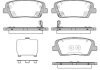 Колодки тормозные диск. задн. (Remsa) Hyundai Santa fe iii 2.0 12-,Hyundai Santa fe iii 2.2 12- (P13743.09) WOKING P1374309 (фото 1)