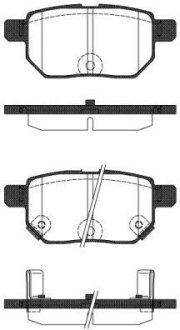 Колодки гальмівний диск. задн. (Remsa) Lexus Ct (zwa10_) 1.8 10-,Toyota Auris 1.8 06-12 (P13863.22) WOKING P1386322