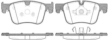 Колодки гальмівний диск. перед. (Remsa) PSA C4 Picasso, Grand Picasso 13> / 308 II (P14603.00) WOKING P1460300