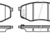 Колодки гальмівний диск. перед. (Remsa) Hyundai Ix20 1.4 10-,Hyundai Ix20 1.6 10- (P15263.02) WOKING P1526302 (фото 1)